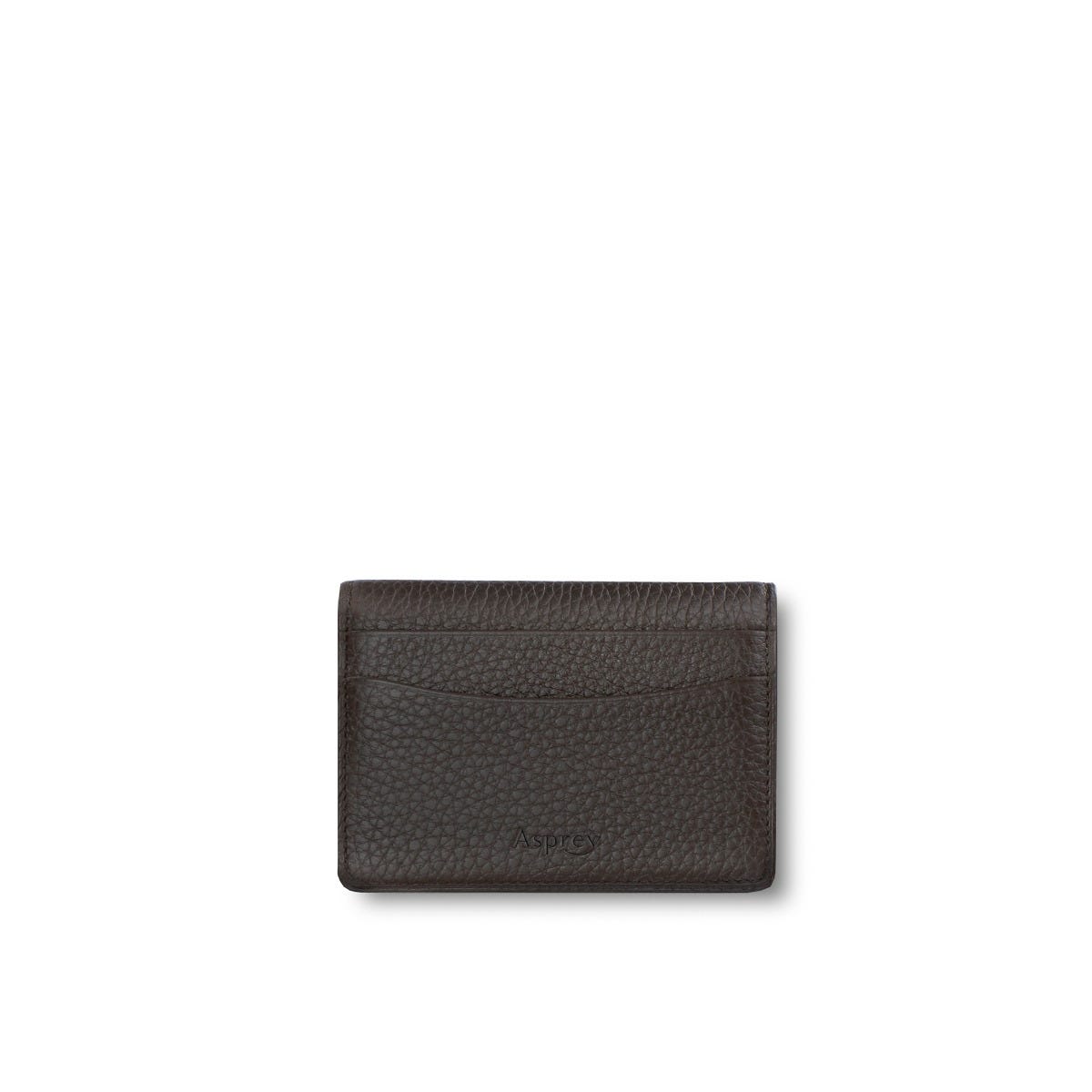 GMT Flat Card Holder in Soft Grain Leather