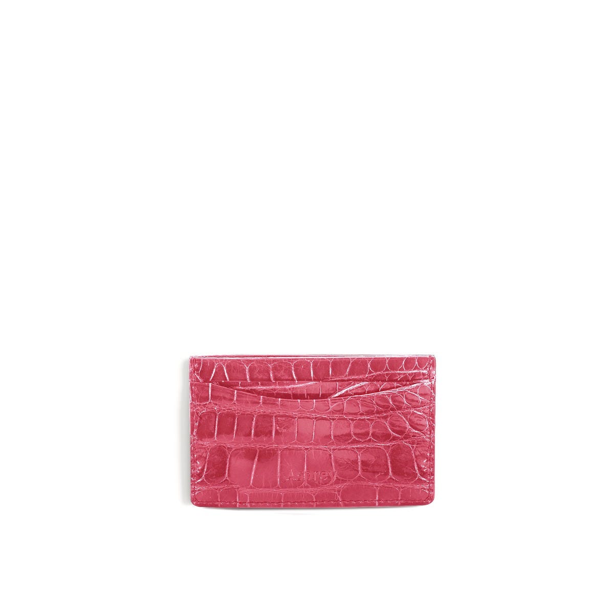 Bond Street Slip Card Holder in Crocodile