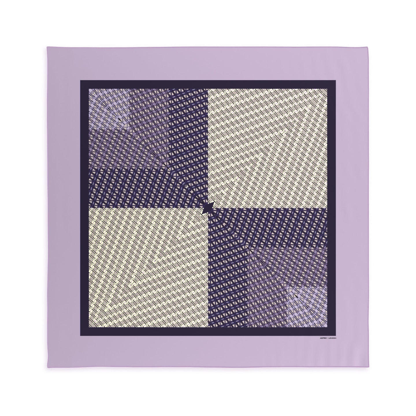 Geometric A Silk Scarf