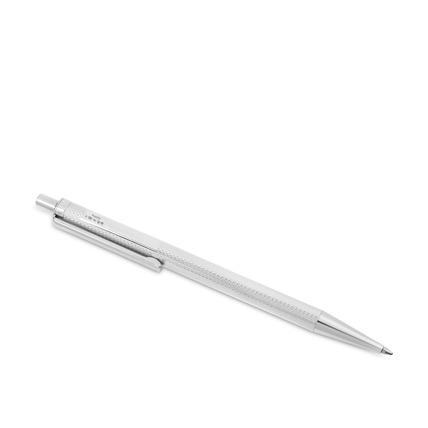 Engine-turned Pen in Sterling Silver