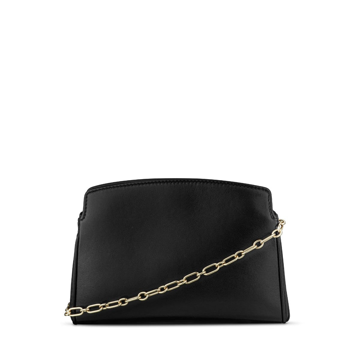 Black chain clutch best sale