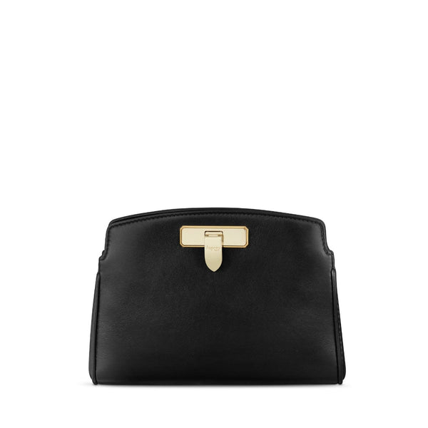 1781 Clutch Handbag in Black Lambskin