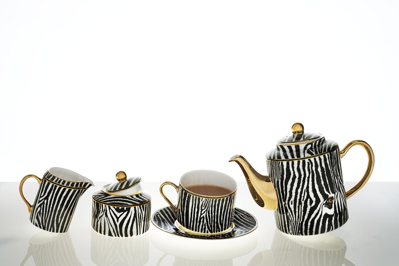 Zebra Tea/Coffee Set