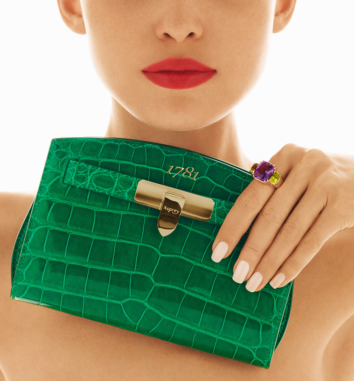 1781 Pochette Handbag in Crocodile