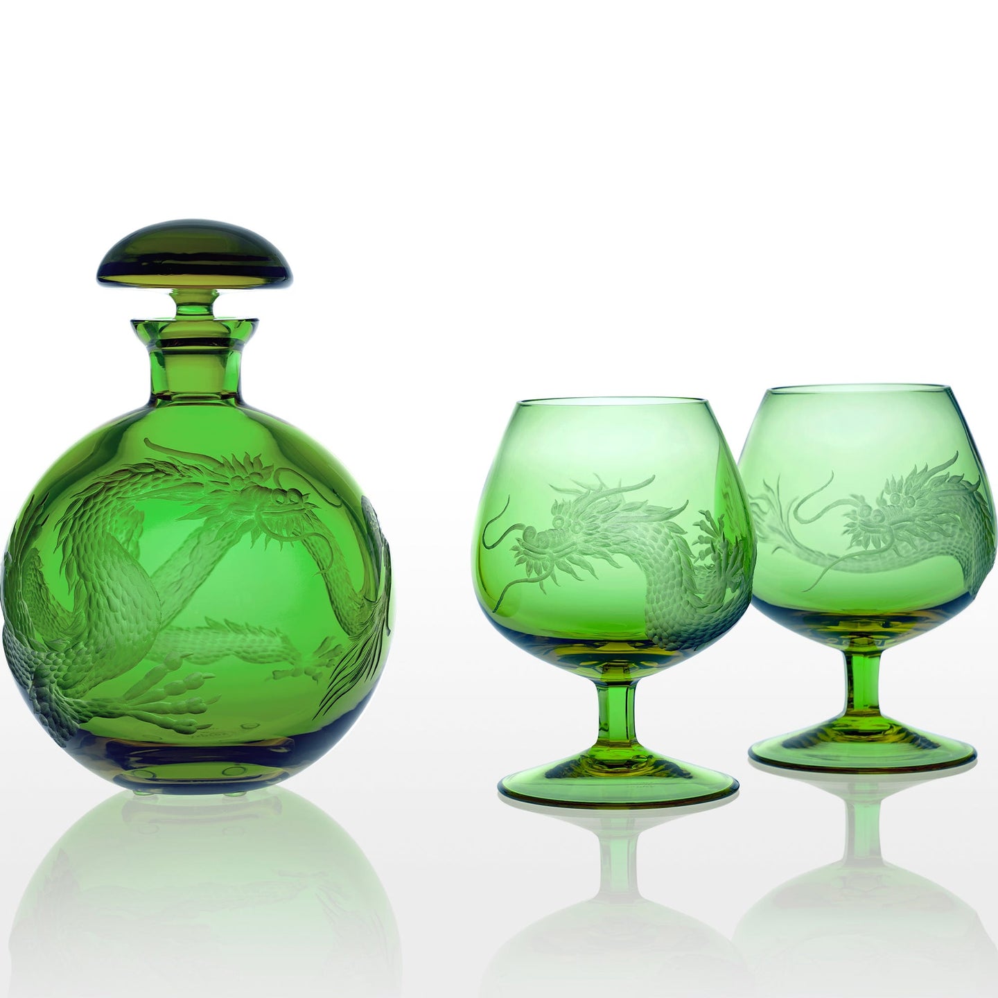 Dragon Brandy Decanter Set