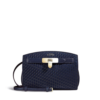 1781 Pochette Handbag in Crosshatch & Soft Leather