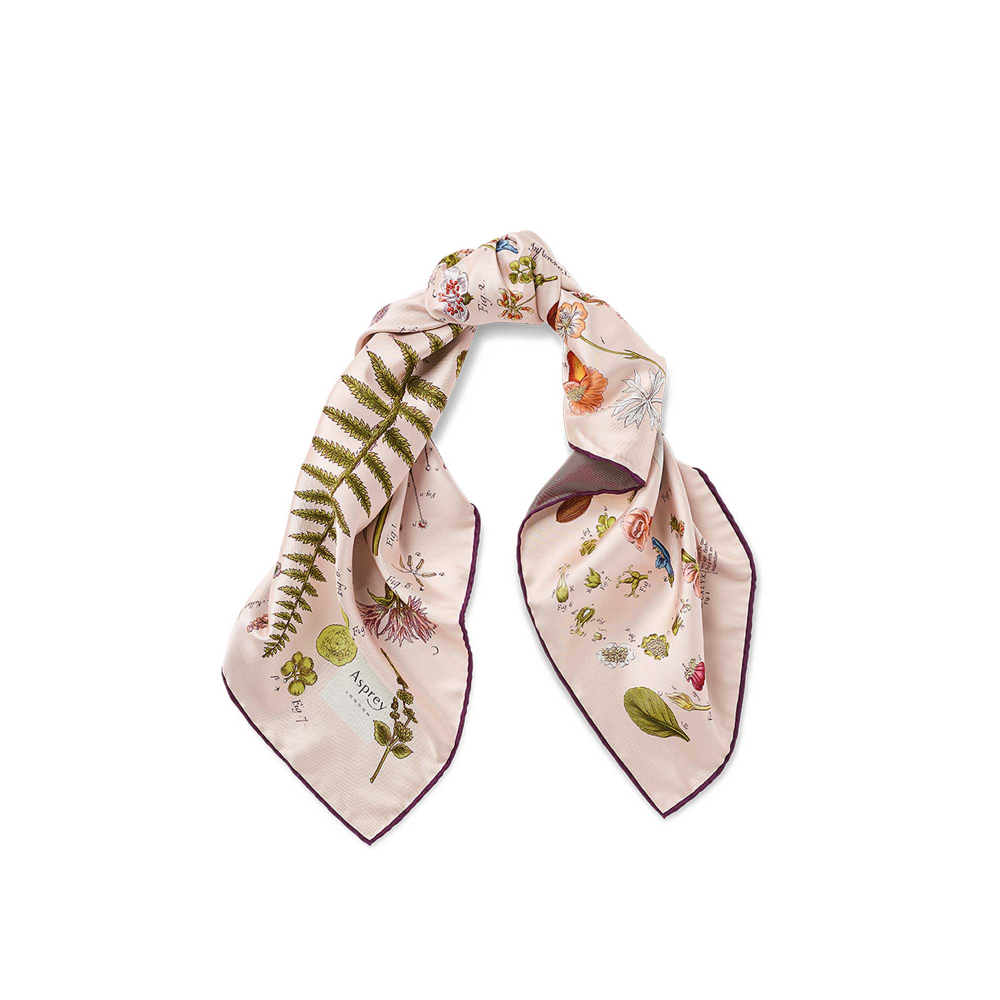 Botanic Silk Scarf shipping Christmas Gift Women