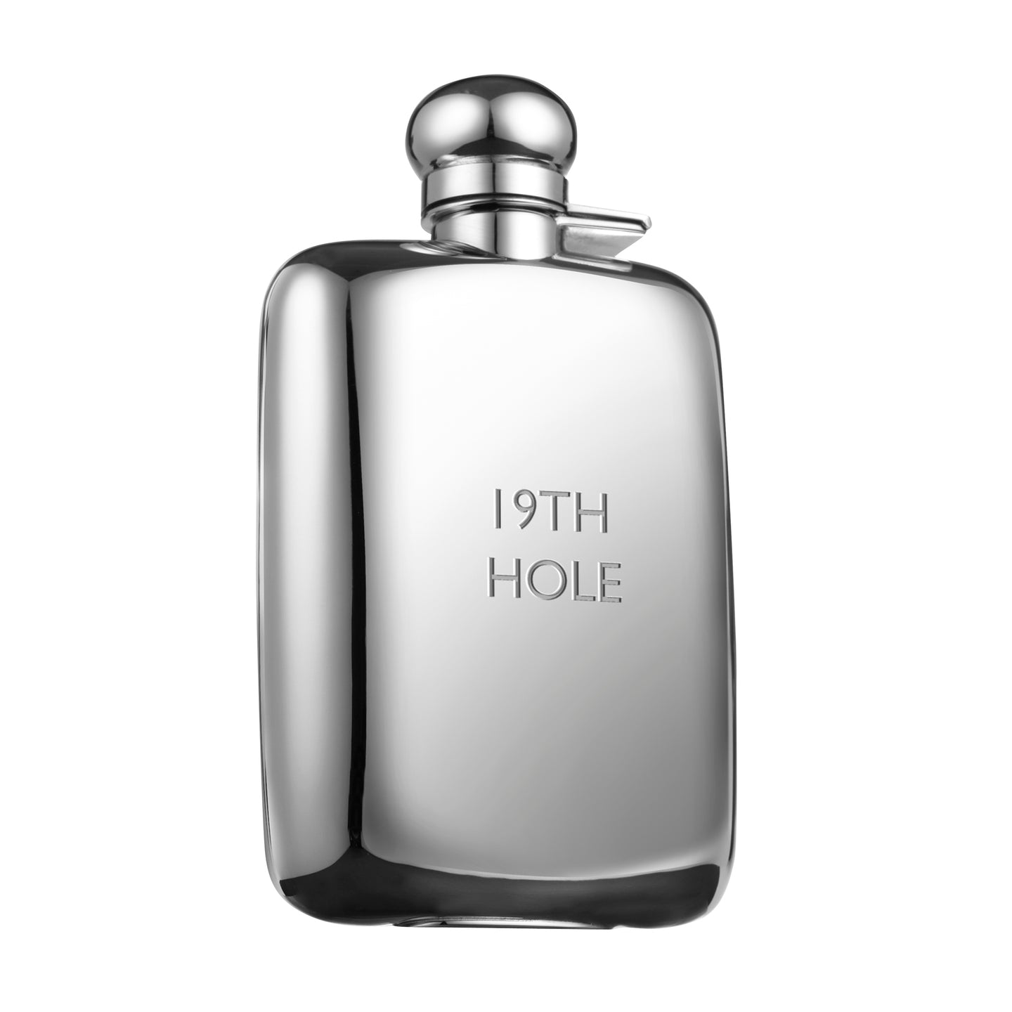 Classic Golf Hip Flask in Sterling Silver