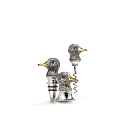 Duck Head Bottle Opener in Sterling Silver