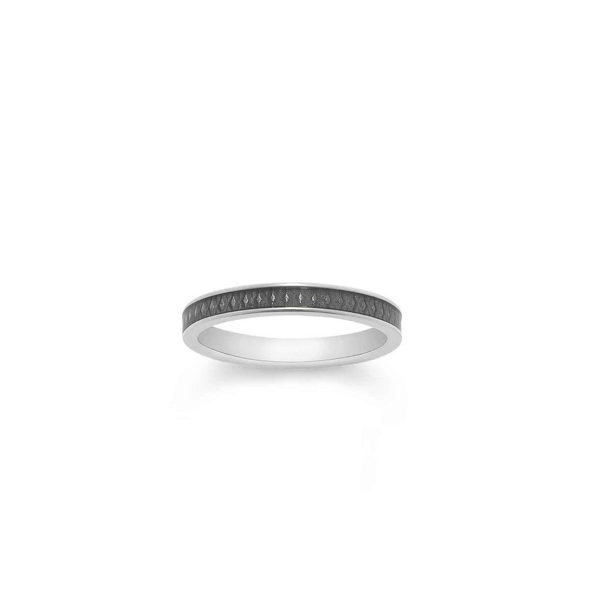 167 Enamel Ring in 18ct White Gold