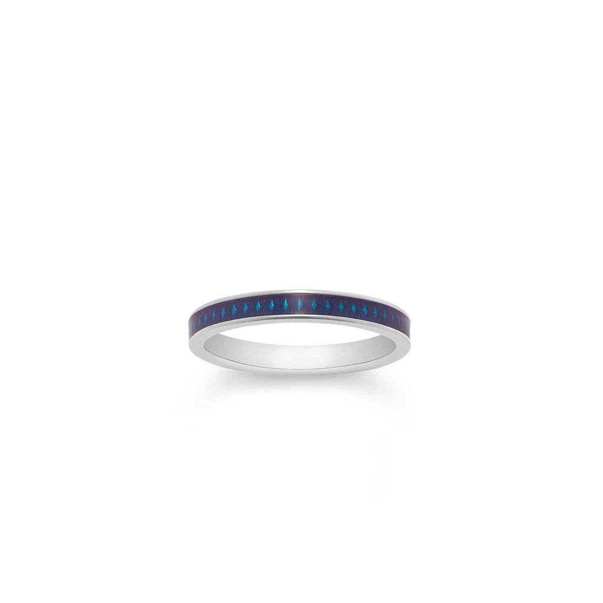 167 Enamel Ring in 18ct White Gold