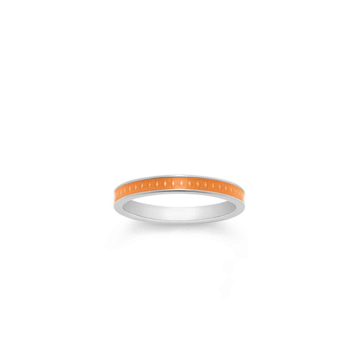 167 Enamel Ring in 18ct White Gold