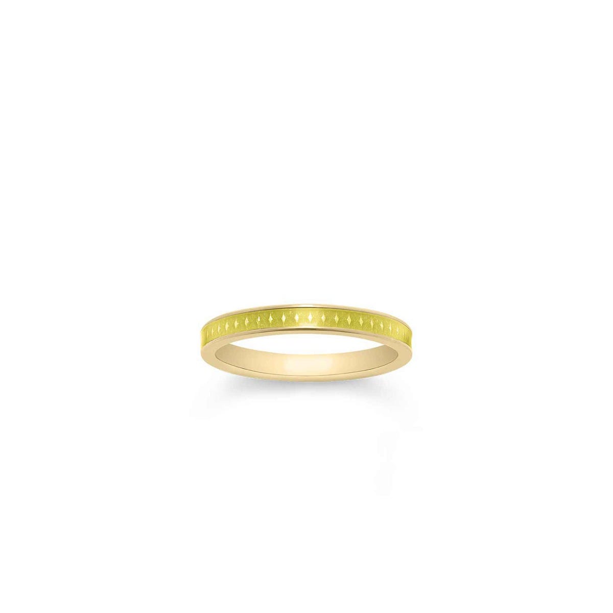 167 Enamel Ring in 18ct Yellow Gold