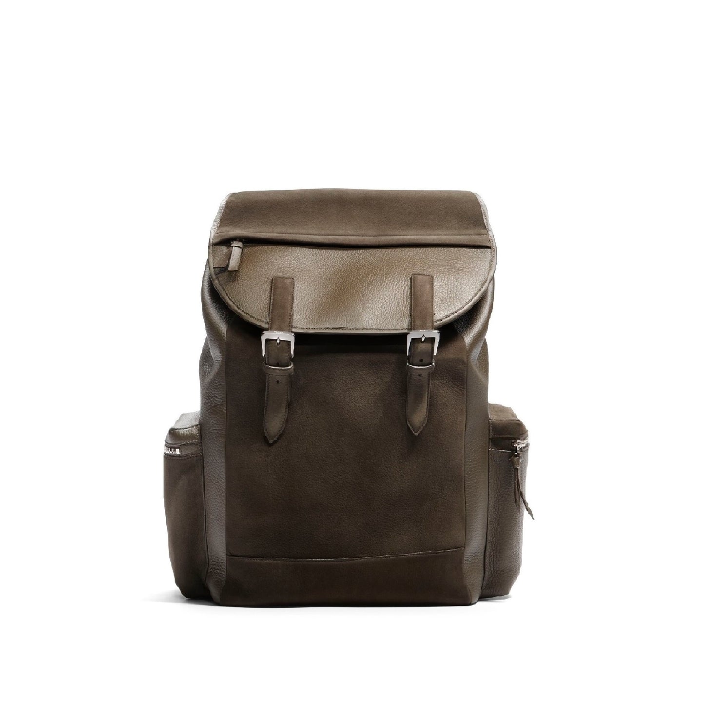 GMT Rucksack in Soft Grain Leather & Nubuck