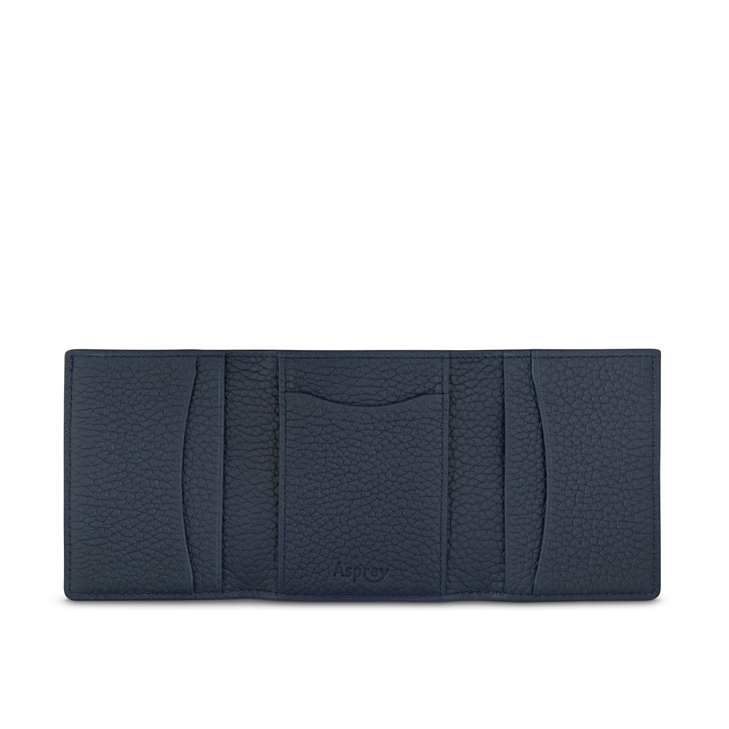 GMT Trifold Bi-colour Wallet in Soft Grain Leather