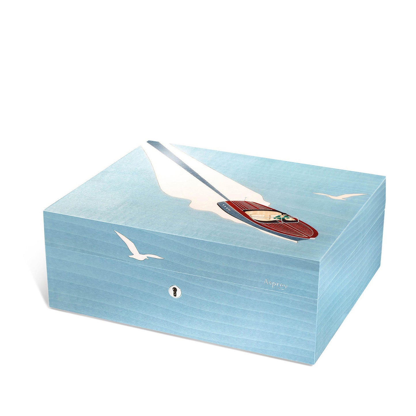 Riviera Marquetry Watch and Cufflink Box