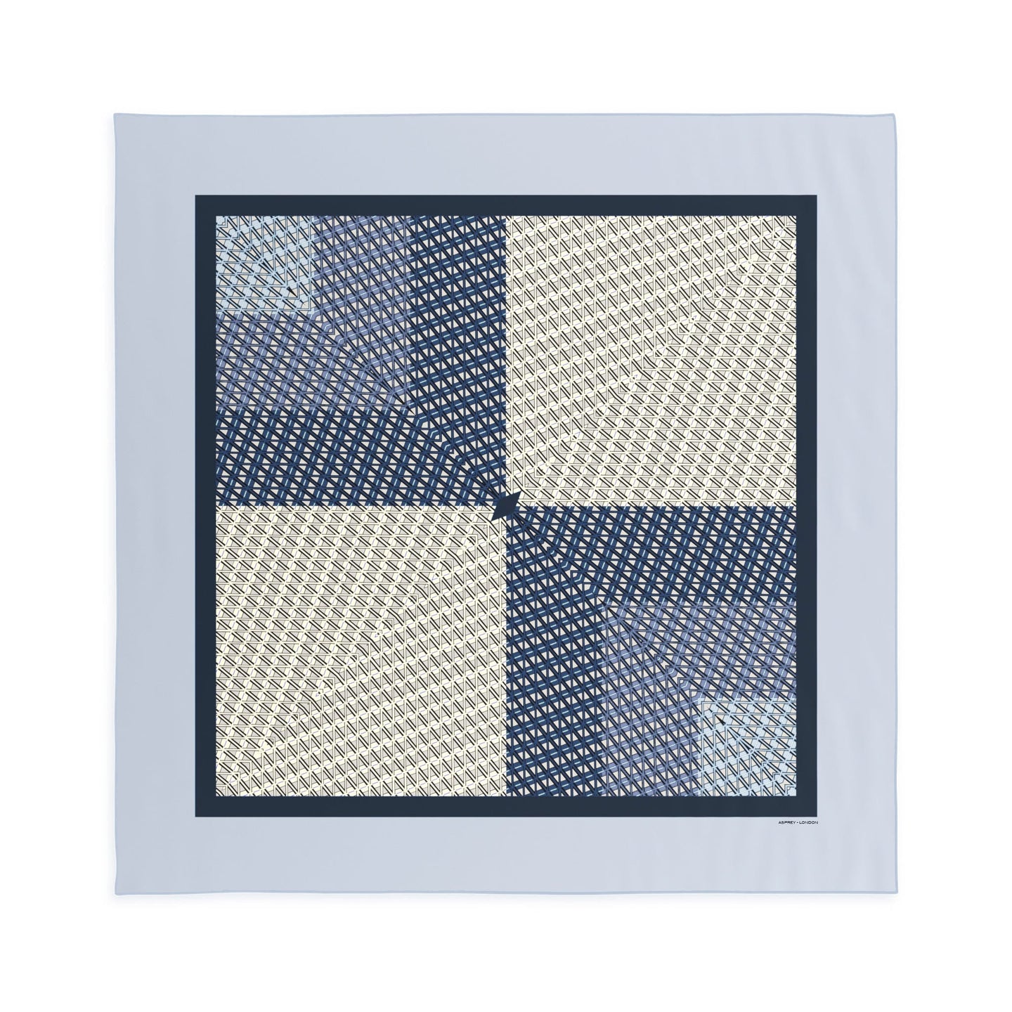 Geometric A Silk Scarf